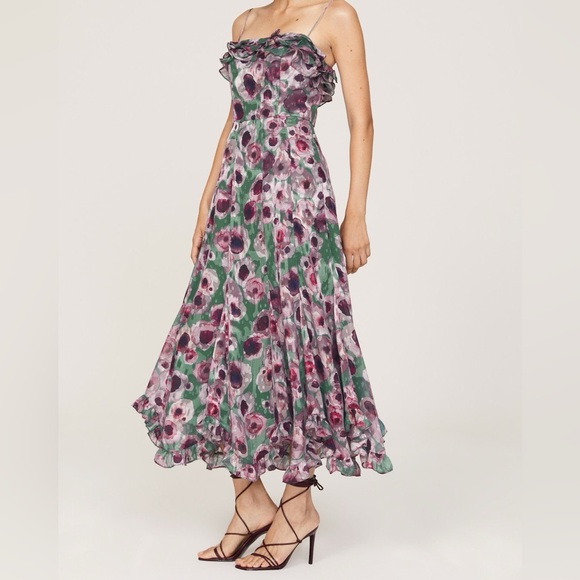 Slate & Willow Dresses & Skirts - Slate & Willow Strapless Floral Midi Dress, 4